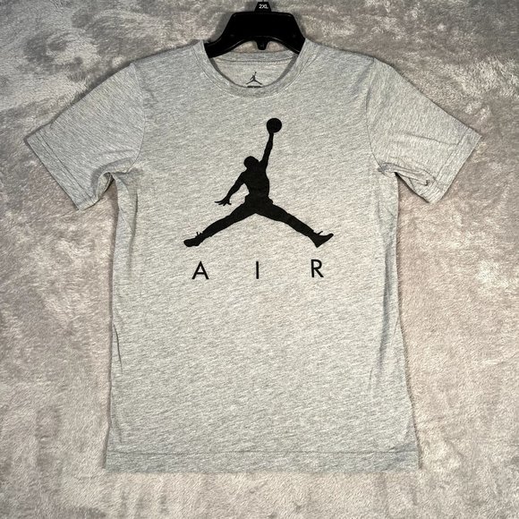 Jordan Other - Jordan Jumpman Shirt Youth Large Gray Short Sleeve Shirt